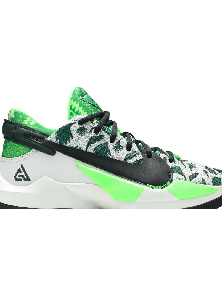 Кроссовки Nike Zoom Freak 2 'Naija' — изображение 2 из 8, зеленый