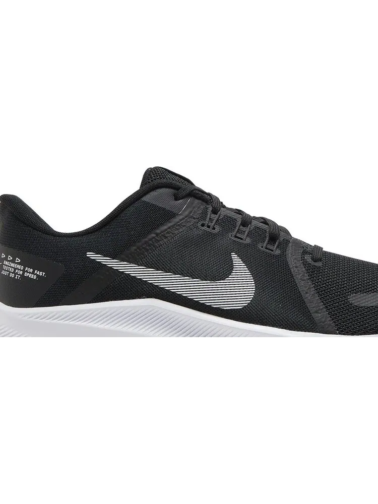 Кроссовки Nike Quest 4 'Black White' — изображение 2 из 8, черный