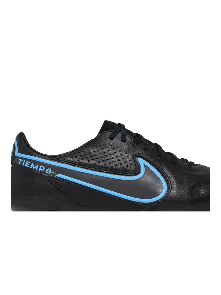 Кроссовки Tiempo Legend 9 Pro FG 'Black Blue Hero' — изображение 2 из 8, черный синий