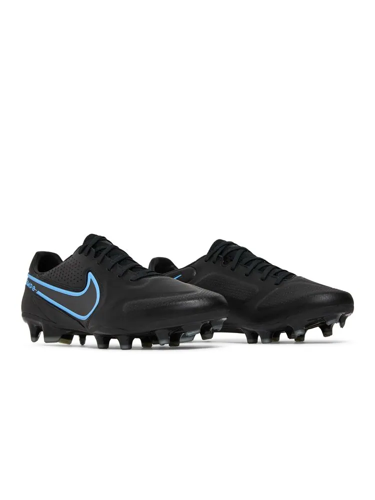 Кроссовки Tiempo Legend 9 Pro FG 'Black Blue Hero' — изображение 8 из 8, черный синий