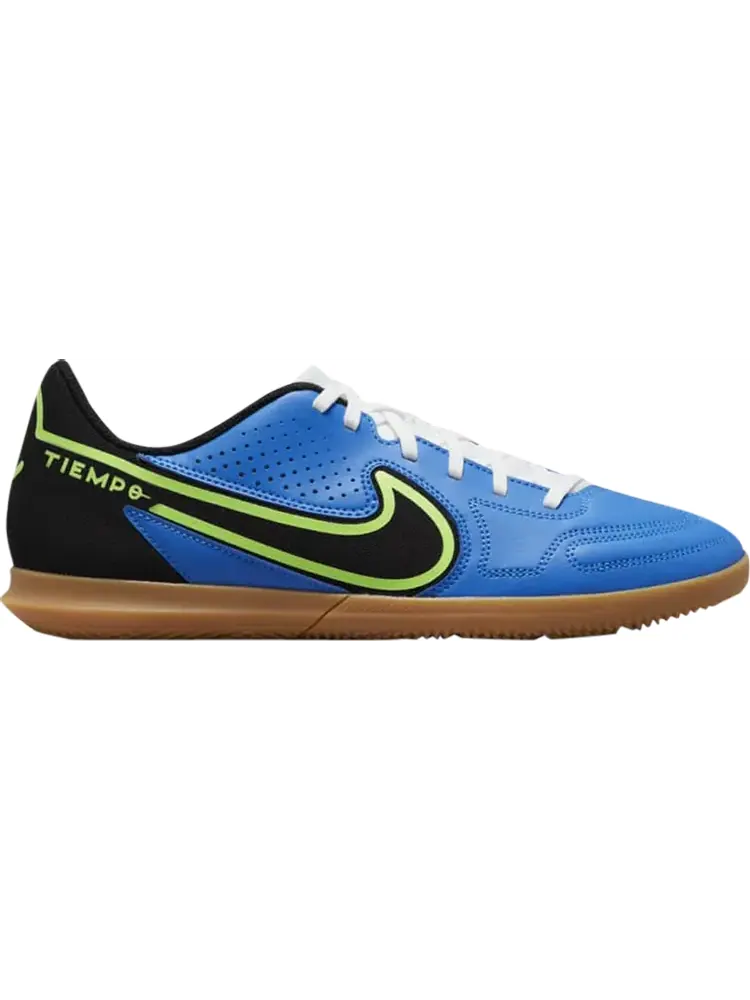 Кроссовки Nike Tiempo Legend 9 Club IC 'Light Photo Blue Lime Glow' — изображение 1 из 1, синий