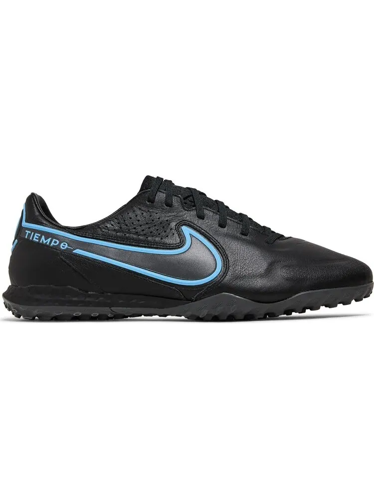 Кроссовки Nike React Tiempo Legend 9 Pro TF 'Black Iron Grey' — изображение 1 из 8, черный