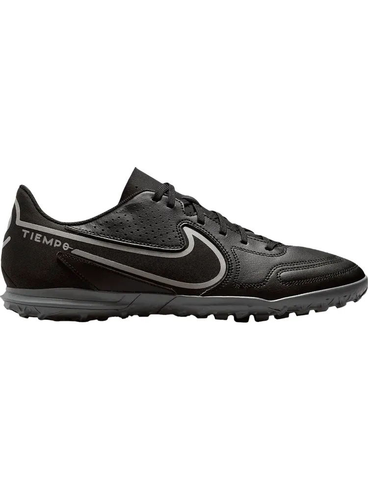 Кроссовки Nike Tiempo Legend 9 Club TF 'Black Iron Grey' — изображение 1 из 1, черный
