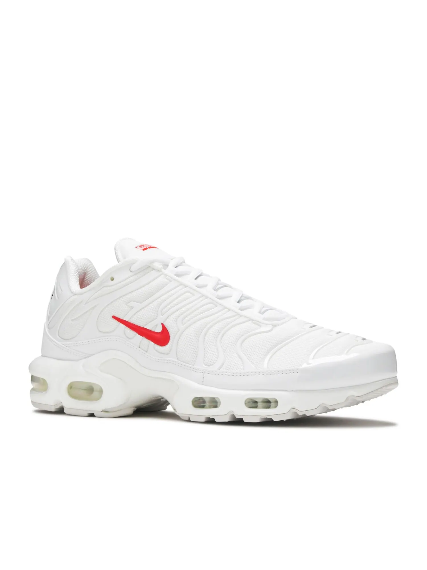 Кроссовки Nike Supreme X Air Max Plus Tn 'White' — изображение 2 из 4, белый