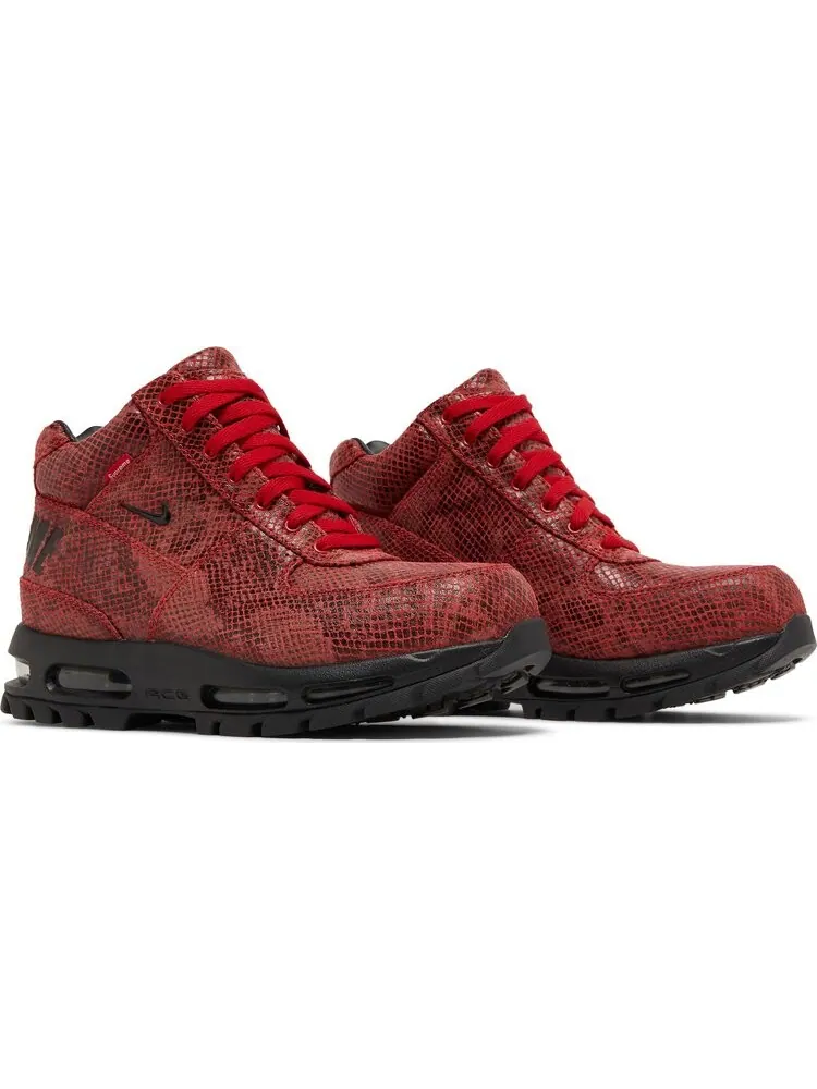 Ботинки Nike Supreme x Air Max Goadome 'Red Snakeskin' — изображение 8 из 8, красный
