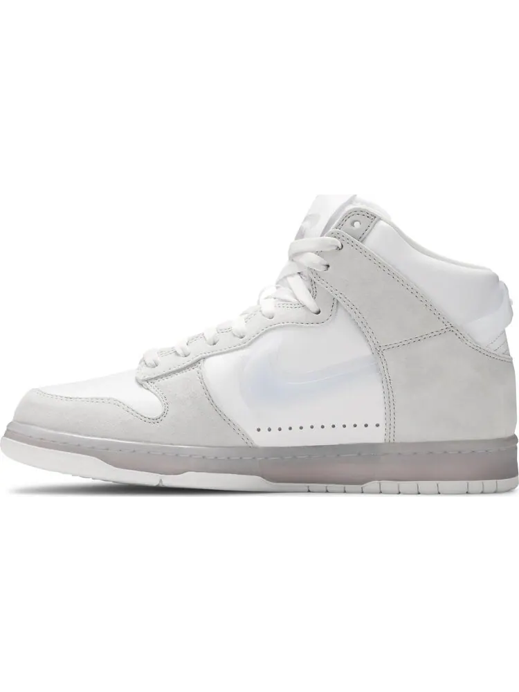 Кроссовки Nike Slam Jam x Dunk High 'White Platinum' — изображение 3 из 8, белый