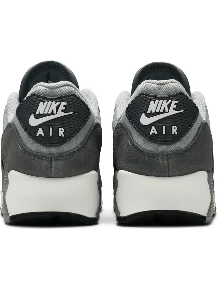 Кроссовки Nike Air Max 90 Premium 'Light Smoke Grey' — изображение 6 из 8, серый