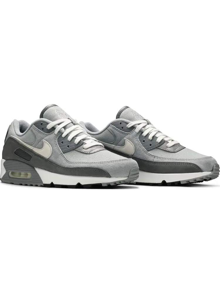Кроссовки Nike Air Max 90 Premium 'Light Smoke Grey' — изображение 8 из 8, серый