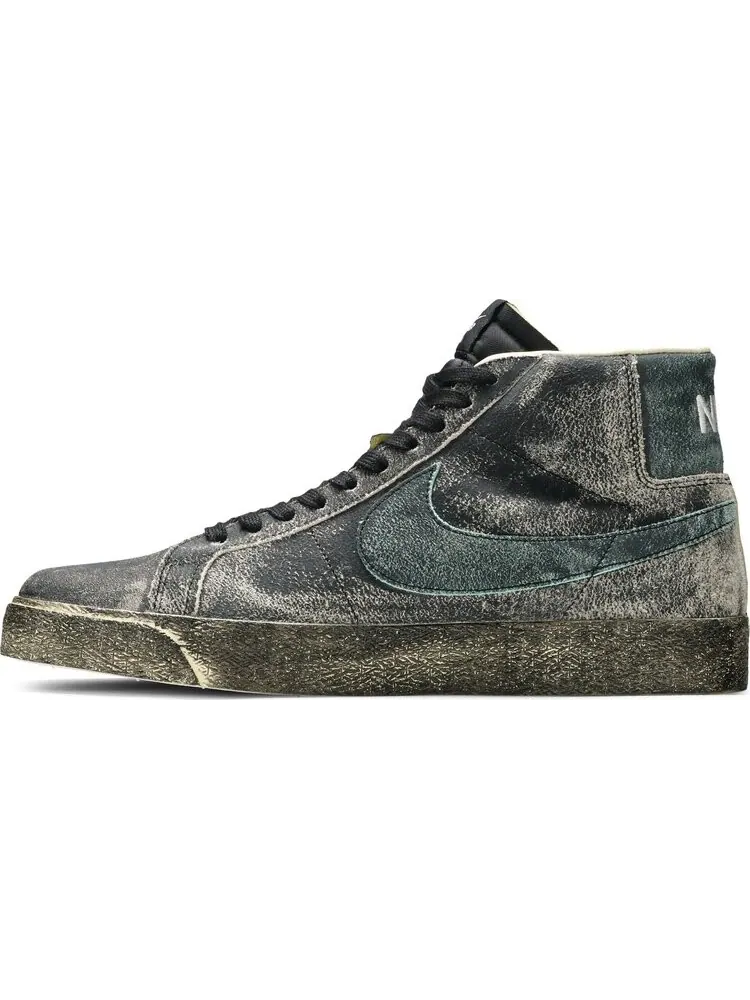 Кроссовки Nike Zoom Blazer Mid Premium SB 'Faded Black' — изображение 3 из 8, черный