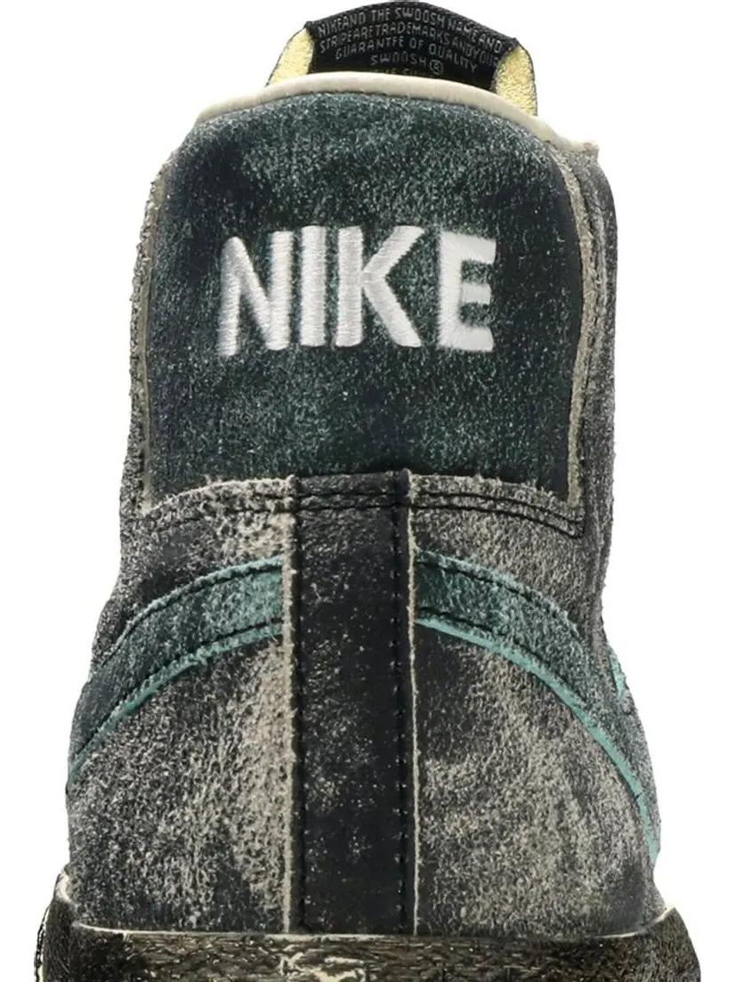 Кроссовки Nike Zoom Blazer Mid Premium SB 'Faded Black' — изображение 7 из 8, черный