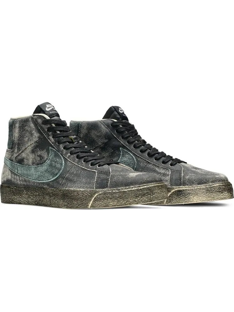 Кроссовки Nike Zoom Blazer Mid Premium SB 'Faded Black' — изображение 8 из 8, черный