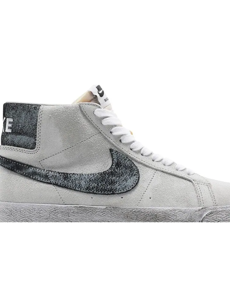 Кроссовки Nike Zoom Blazer Mid Premium SB 'Faded Pack - Grey Fog Black' — изображение 2 из 8, серый