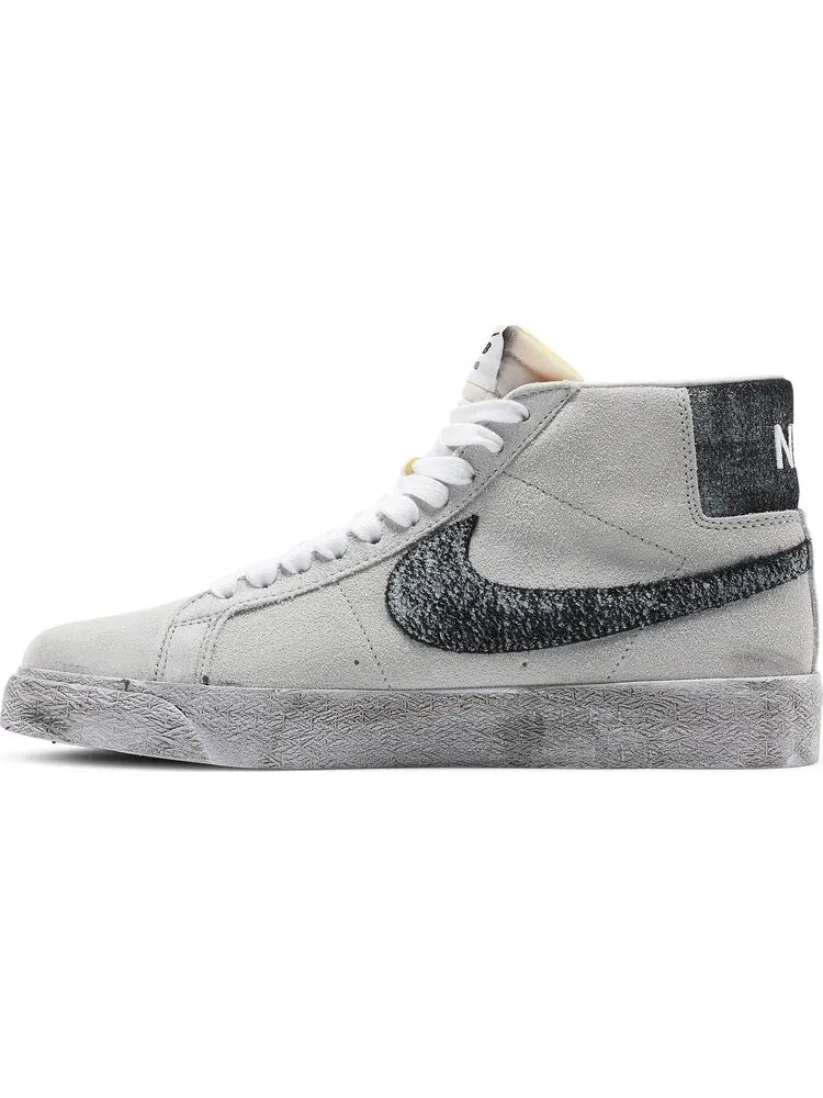 Кроссовки Nike Zoom Blazer Mid Premium SB 'Faded Pack - Grey Fog Black' — изображение 3 из 8, серый