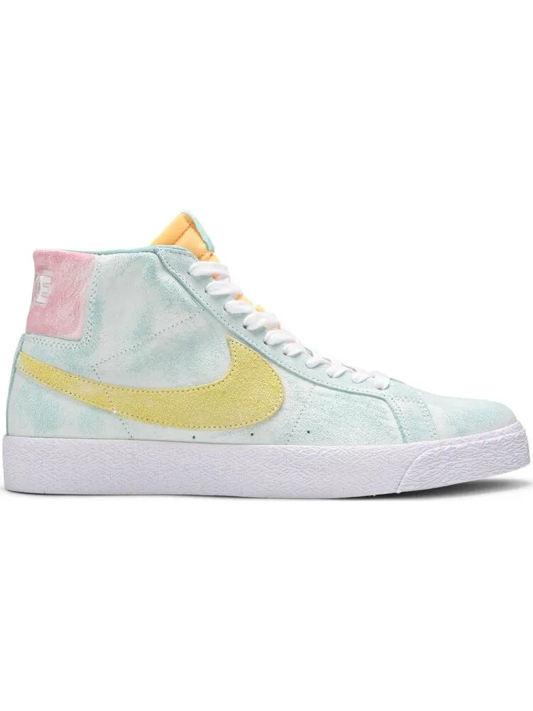 Кроссовки Nike Zoom Blazer Mid Premium SB 'Light Dew Zitron' — изображение 1 из 8, зеленый