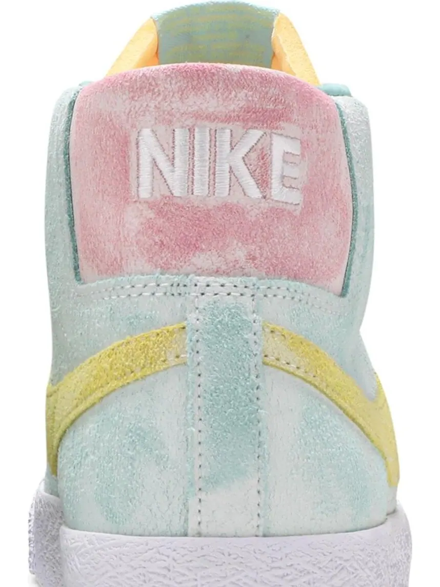 Кроссовки Nike Zoom Blazer Mid Premium SB 'Light Dew Zitron' — изображение 7 из 8, зеленый