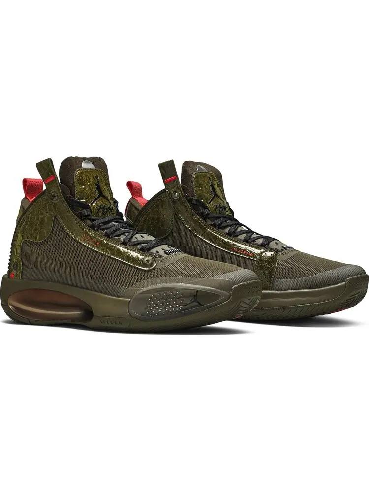 Кроссовки Zion Williamson x Air Jordan 34 Bayou Boys — изображение 8 из 8, зеленый