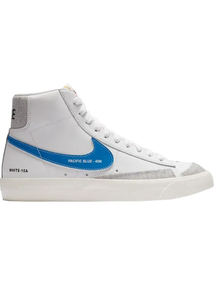 Кроссовки Nike Wmns Blazer Mid '77 'Color Code Pack - White' — изображение 1 из 1, белый