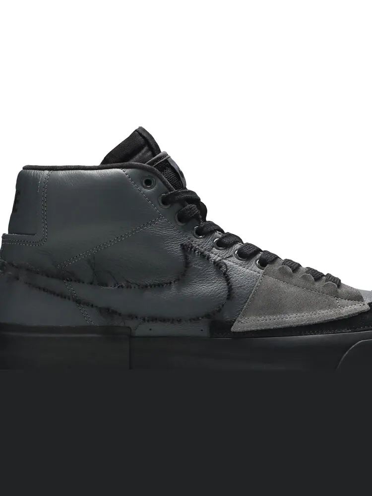 Кроссовки Nike Zoom Blazer Mid Edge SB 'Iron Grey' — изображение 2 из 8, серый