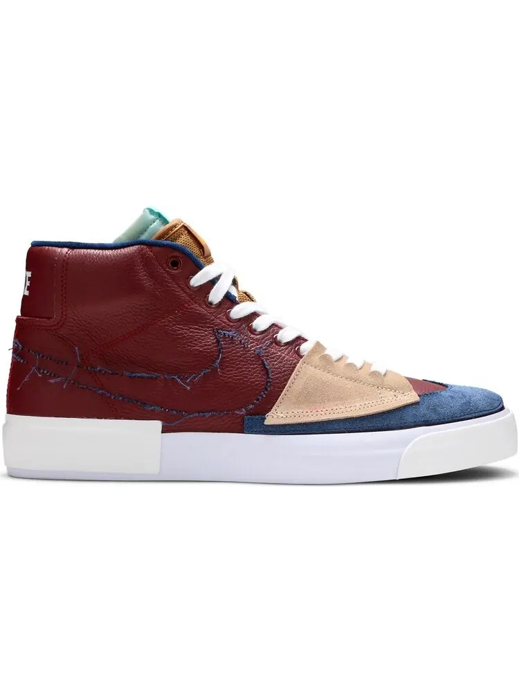 Кроссовки Nike Zoom Blazer Mid Edge SB 'Team Red Navy' — изображение 1 из 8, красный