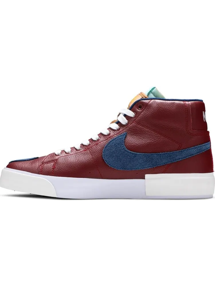 Кроссовки Nike Zoom Blazer Mid Edge SB 'Team Red Navy' — изображение 3 из 8, красный
