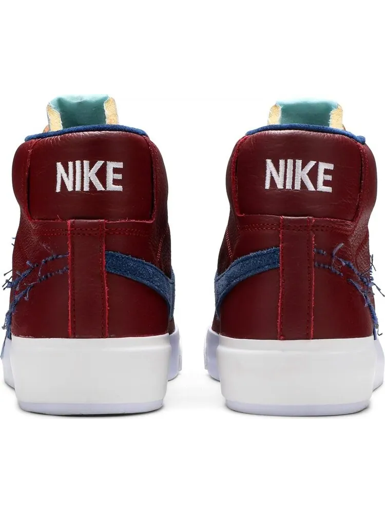 Кроссовки Nike Zoom Blazer Mid Edge SB 'Team Red Navy' — изображение 6 из 8, красный