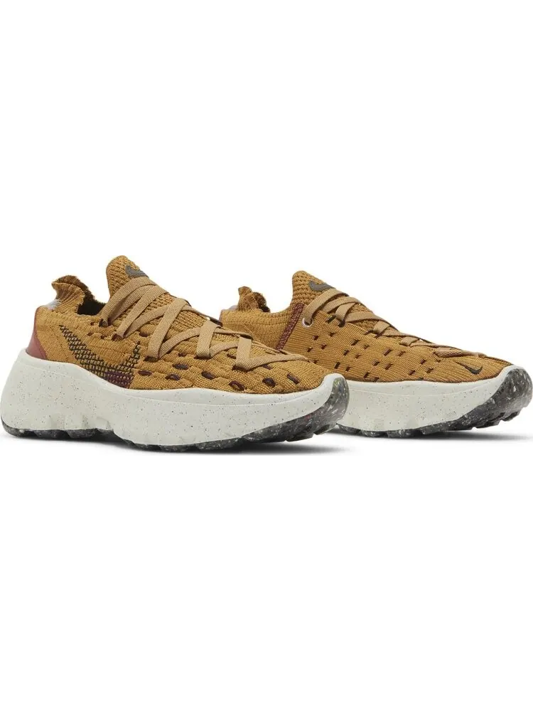 Кроссовки Nike Wmns Space Hippie 04 'Wheat Dark Beetroot' — изображение 8 из 8, коричневый