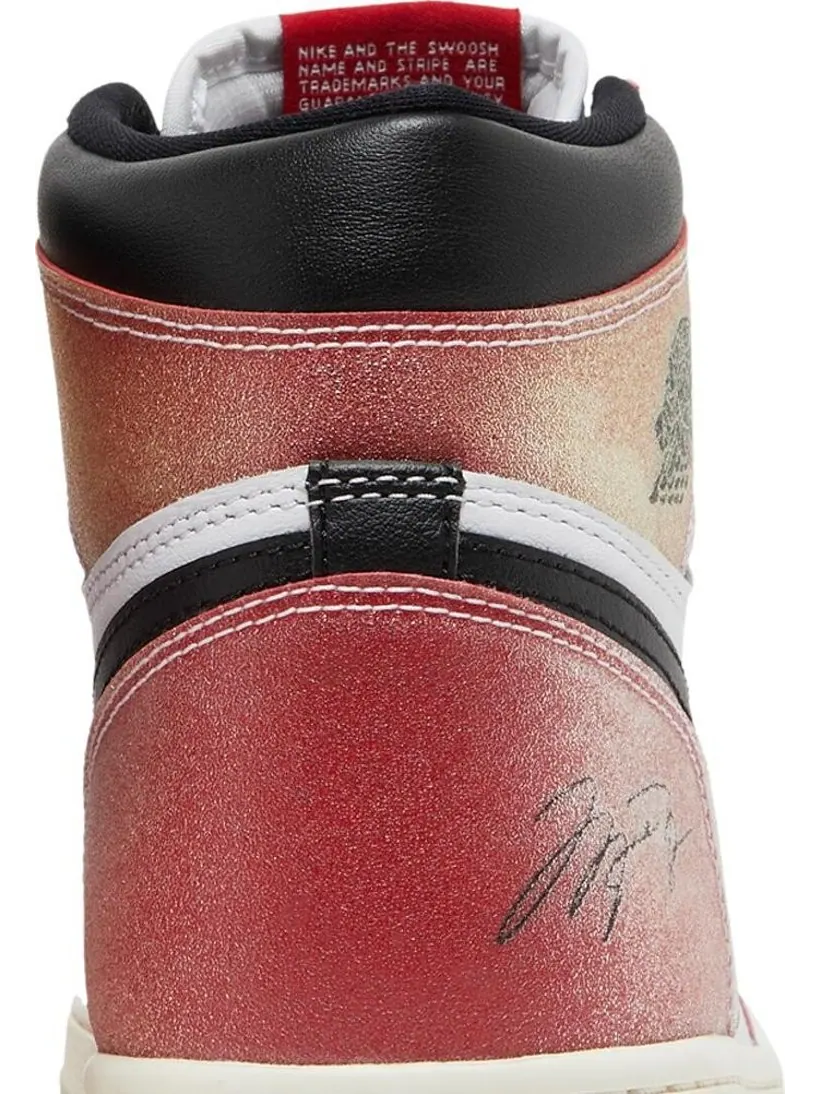 Кроссовки Trophy Room x Air Jordan 1 Retro High OG SP Chicago Friends & Family — изображение 7 из 10, красный