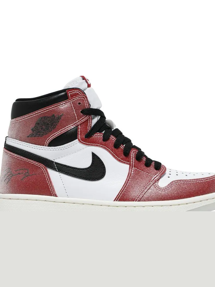 Кроссовки Trophy Room x Air Jordan 1 Retro High OG SP Chicago — изображение 2 из 8, красный