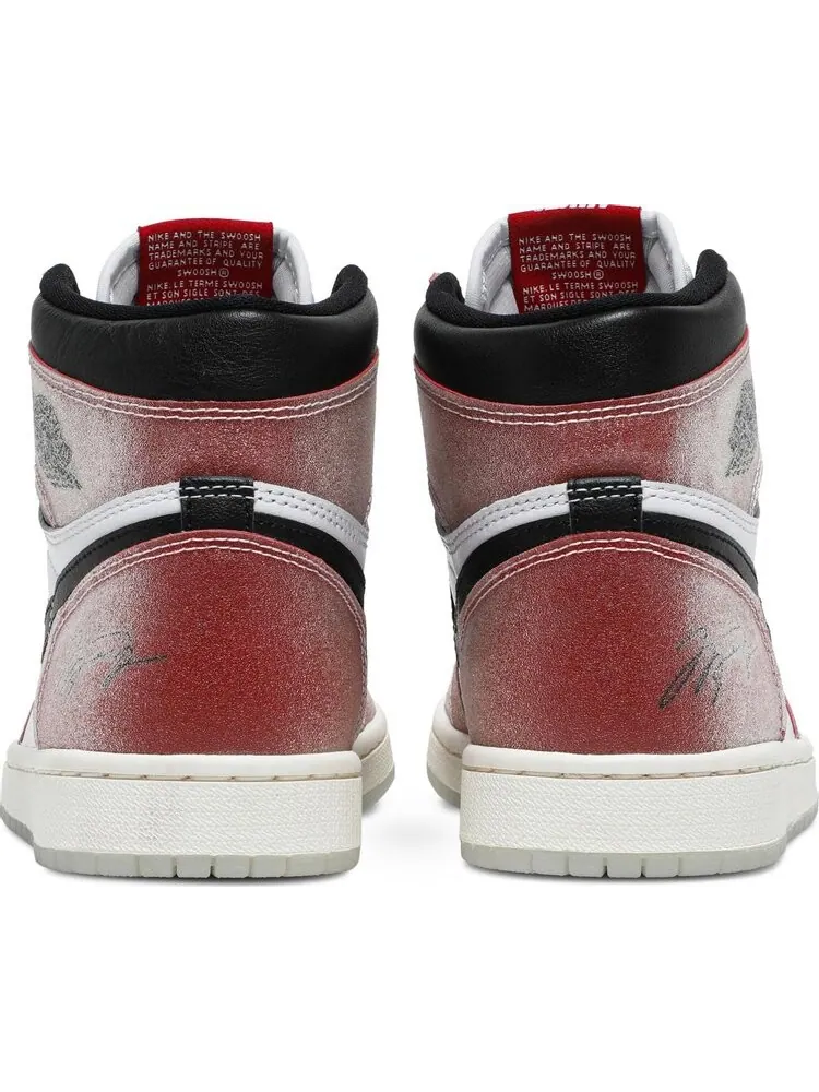 Кроссовки Trophy Room x Air Jordan 1 Retro High OG SP Chicago — изображение 6 из 8, красный