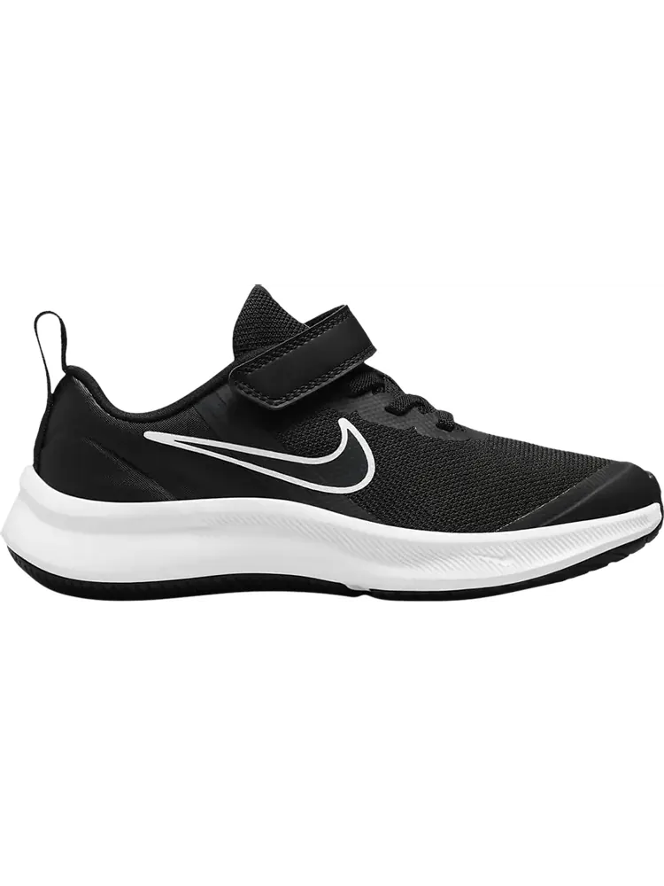 Кроссовки Nike Star Runner 3 PS 'Black White' — изображение 1 из 1, черный