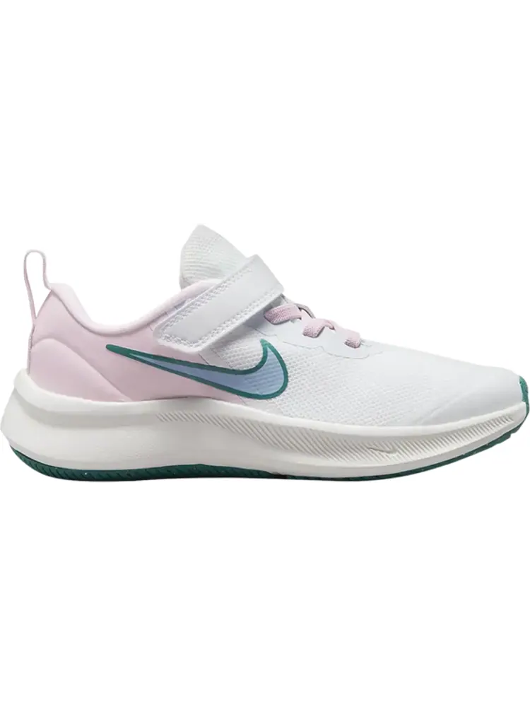 Кроссовки Nike Star Runner 3 PS 'White Pink Mineral Teal' — изображение 1 из 1, белый