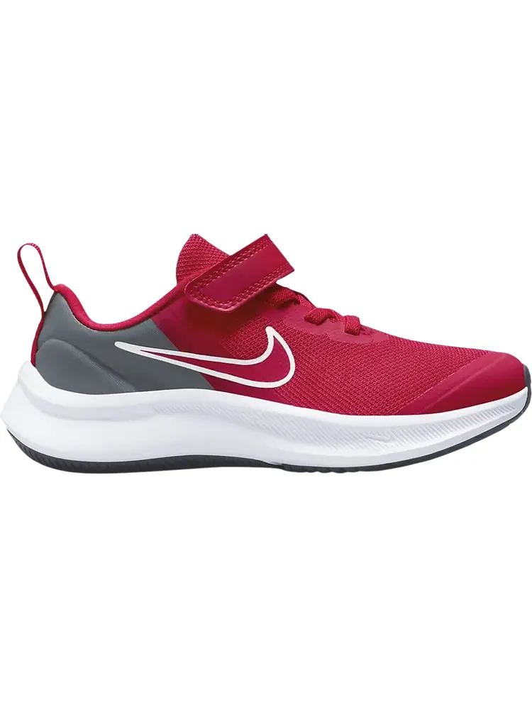 Кроссовки с застежкой Nike Star Runner 3 PS — изображение 1 из 1, серый-красный