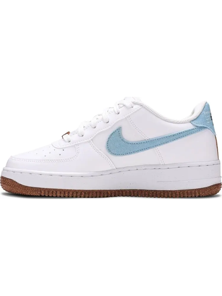 Кроссовки Nike Air Force 1 LV8 GS 'Indigo' — изображение 3 из 8, белый
