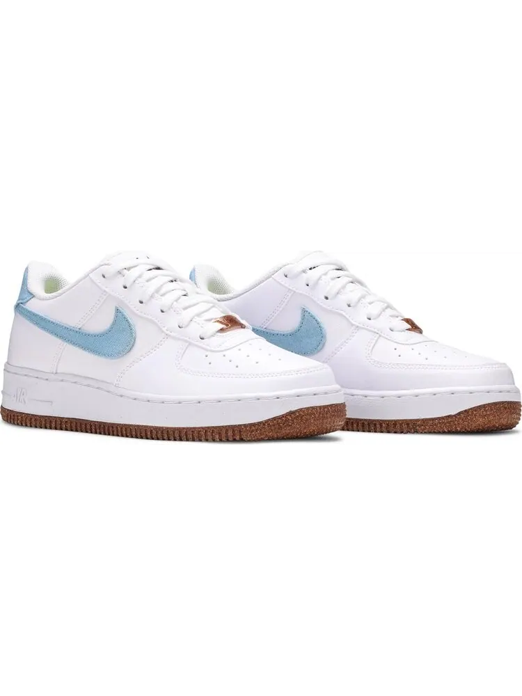 Кроссовки Nike Air Force 1 LV8 GS 'Indigo' — изображение 8 из 8, белый