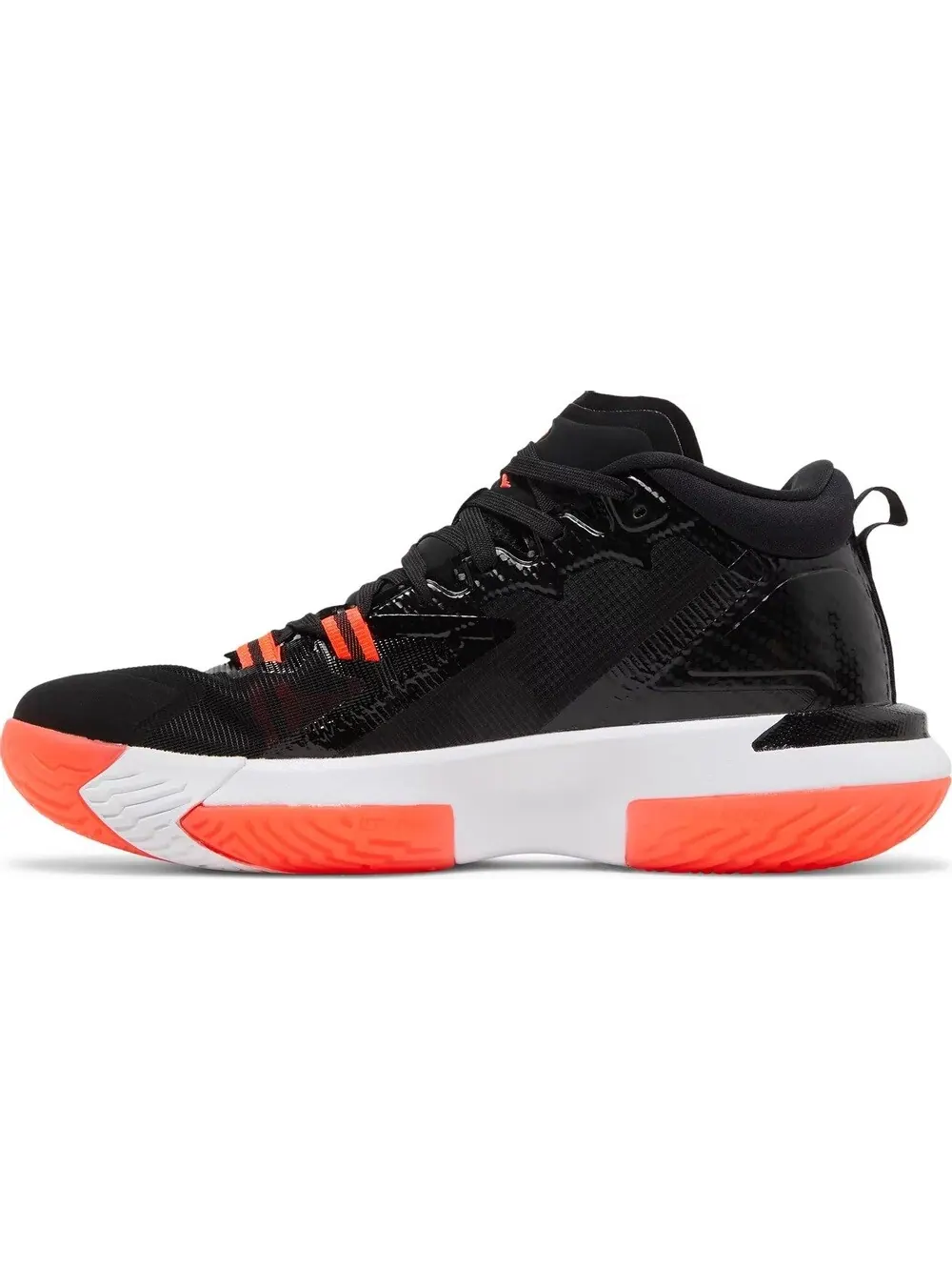 Кроссовки Nike Air Jordan Zion 1 PF Bloodline — изображение 2 из 5, черный/белый/оранжевый