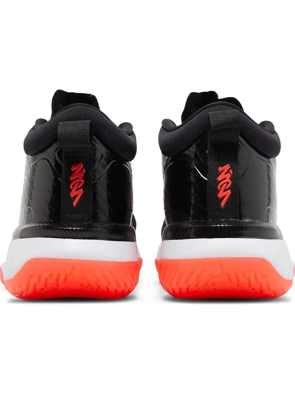 Кроссовки Nike Air Jordan Zion 1 PF Bloodline — изображение 4 из 5, черный/белый/оранжевый