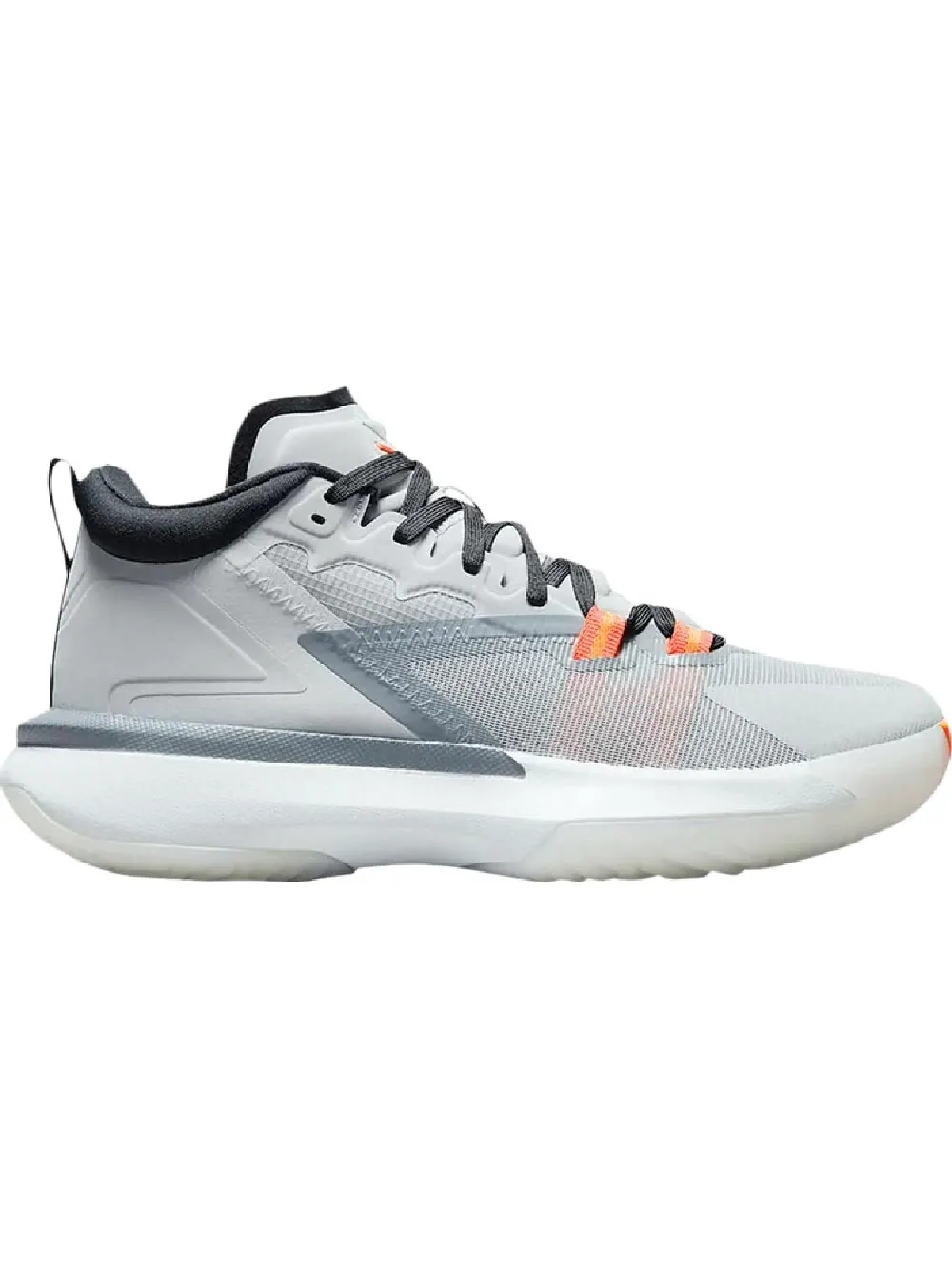 Кроссовки Nike Air Jordan Zion 1 PF Light Smoke Grey — изображение 1 из 1, серый/белый