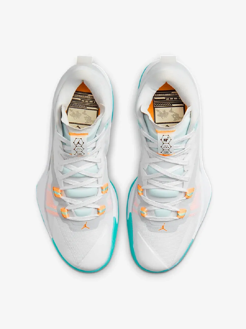 Кроссовки Nike Air Jordan Zion 1 — изображение 3 из 7, бирюзовый