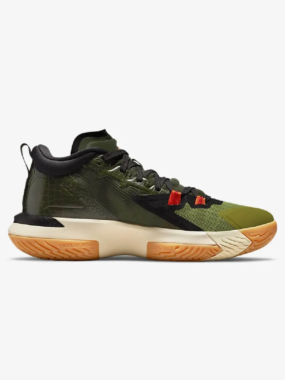 Кроссовки Nike Air Jordan Zion 1 — изображение 5 из 8, зеленый/бежевый