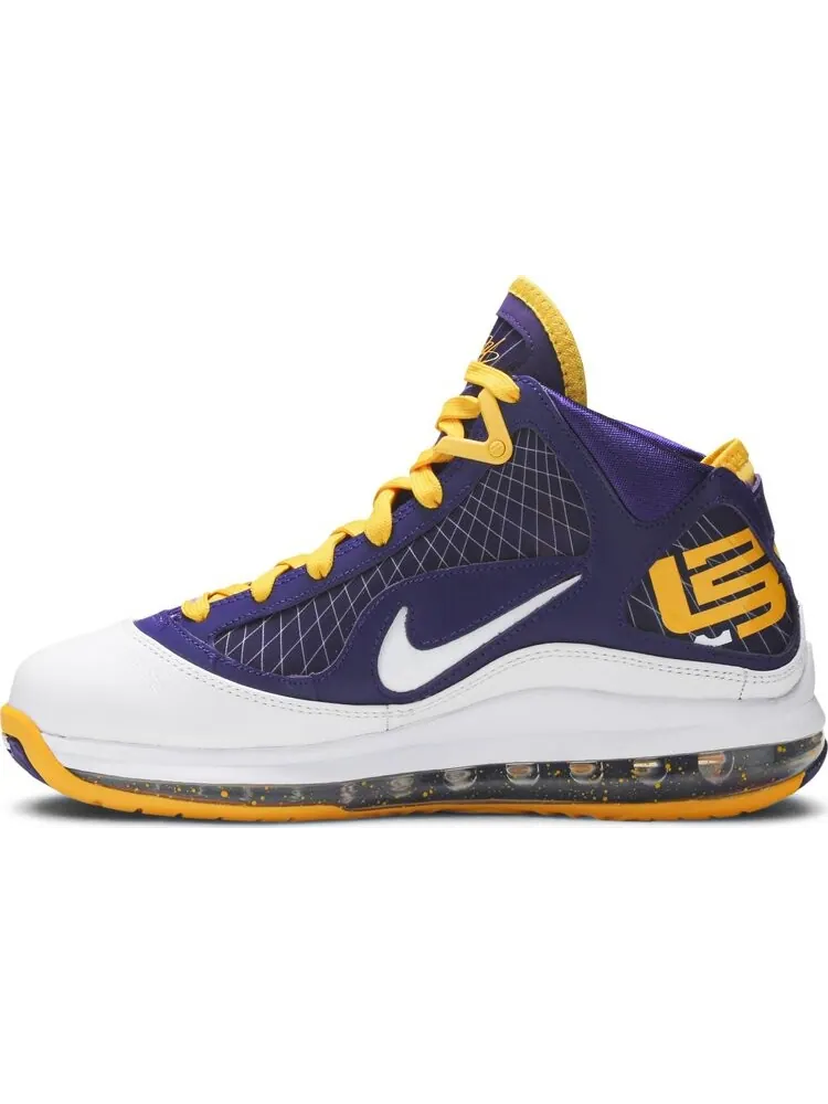 Кроссовки Nike LeBron 7 GS QS 'Media Day' — изображение 3 из 8, желтый