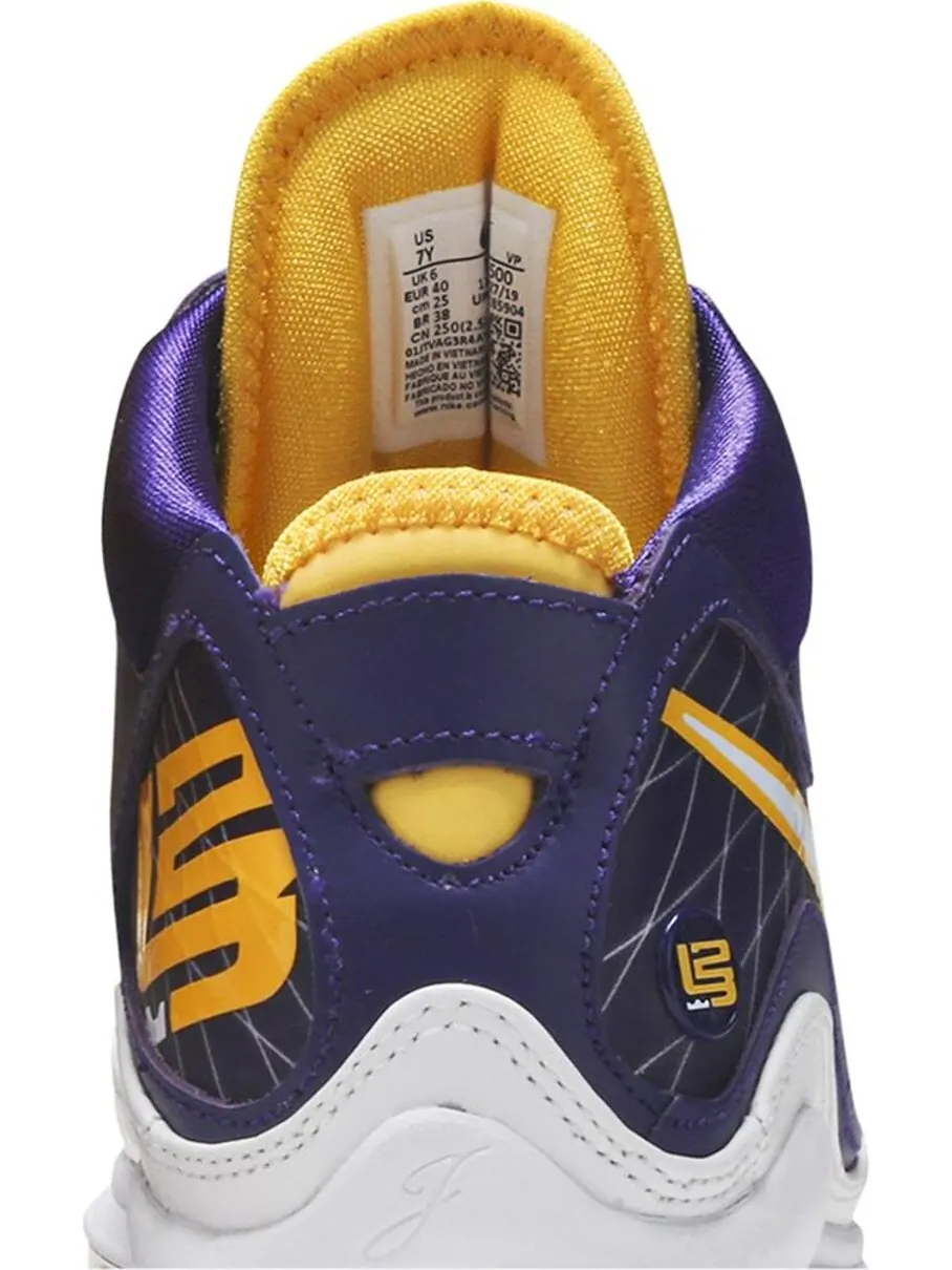 Кроссовки Nike LeBron 7 GS QS 'Media Day' — изображение 7 из 8, желтый