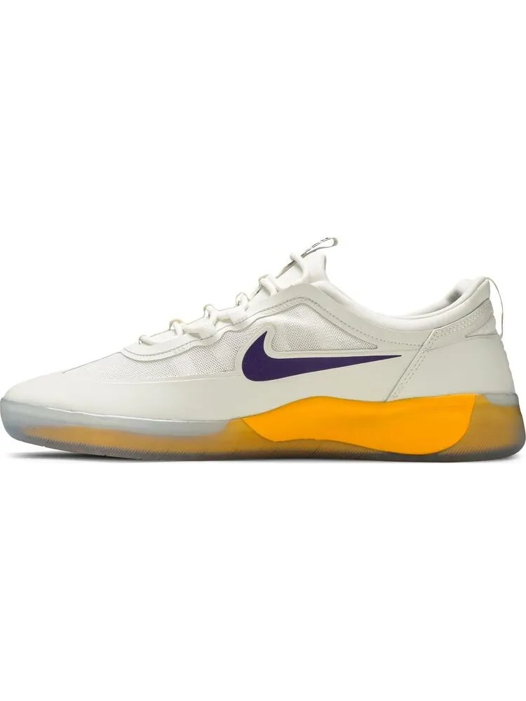 Кроссовки Nike NBA x Nyjah Free 2 SB 'Lakers' — изображение 3 из 8, белый