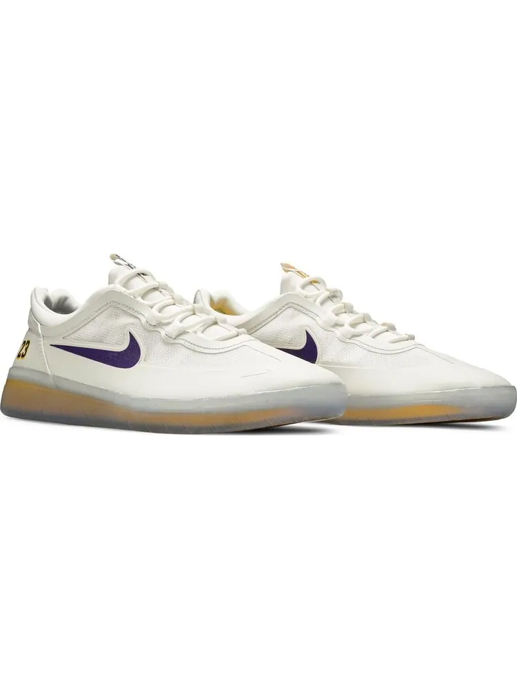 Кроссовки Nike NBA x Nyjah Free 2 SB 'Lakers' — изображение 8 из 8, белый