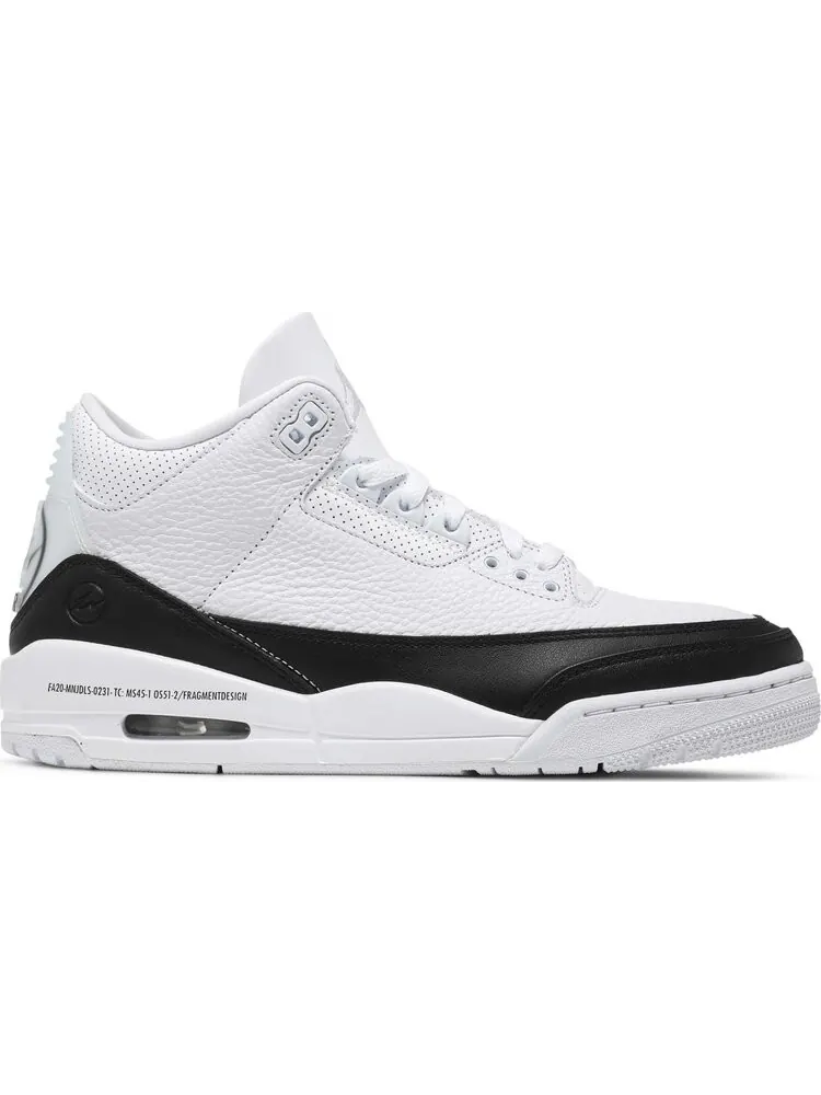 Кроссовки Fragment Design x Air Jordan 3 Retro SP White — изображение 1 из 8, белый