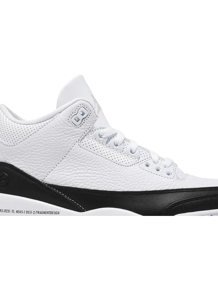 Кроссовки Fragment Design x Air Jordan 3 Retro SP White — изображение 2 из 8, белый