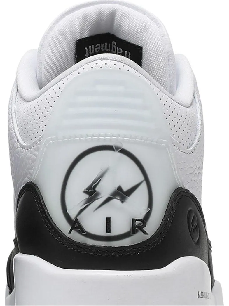 Кроссовки Fragment Design x Air Jordan 3 Retro SP White — изображение 7 из 8, белый