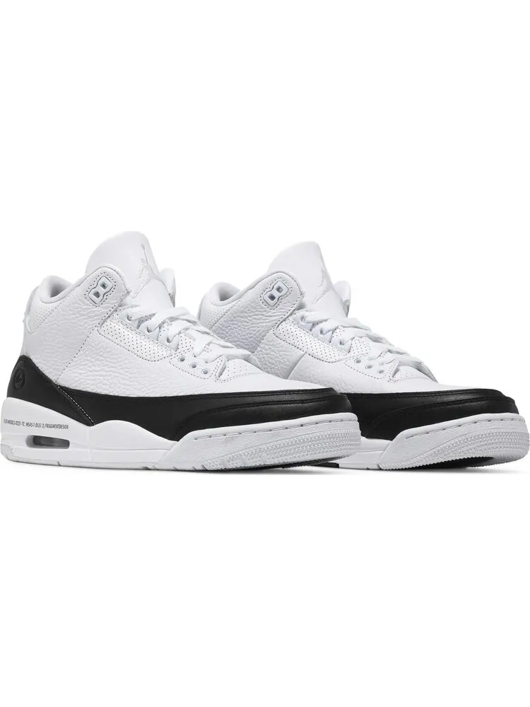 Кроссовки Fragment Design x Air Jordan 3 Retro SP White — изображение 8 из 8, белый