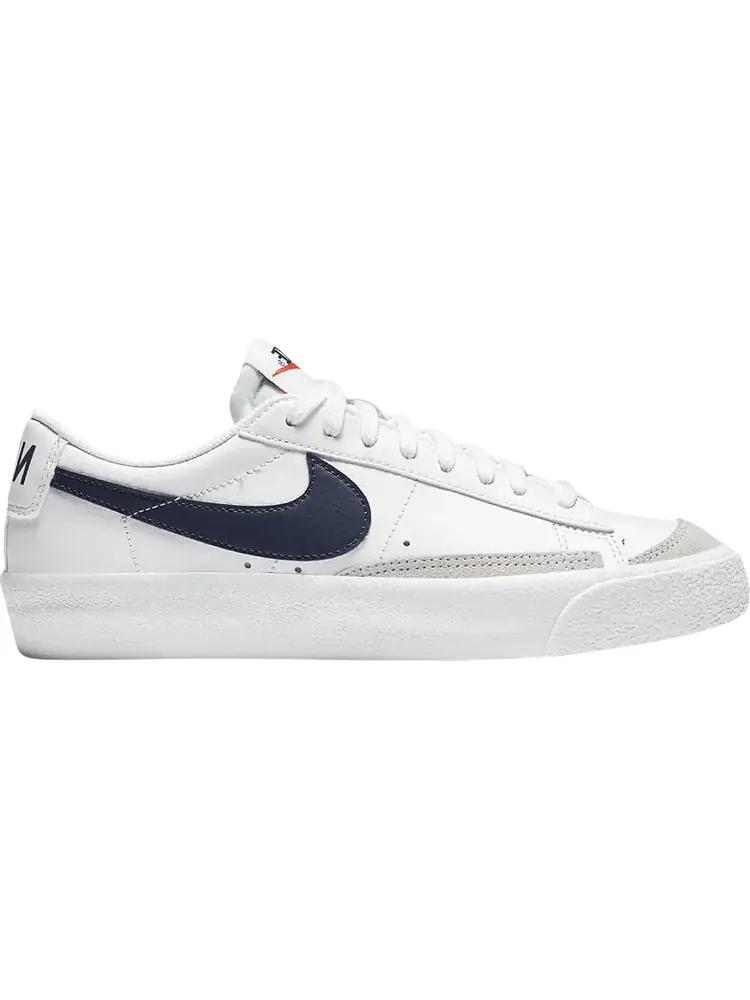 Кроссовки Nike Blazer Low '77 GS 'White Midnight Navy' — изображение 1 из 1, белый