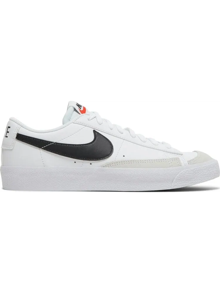 Кроссовки Nike Blazer Low '77 GS 'White Black' — изображение 1 из 8, белый