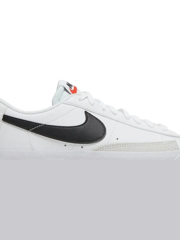 Кроссовки Nike Blazer Low '77 GS 'White Black' — изображение 2 из 8, белый